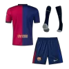 New Barcelona Soccer Kit 2024/25 Home (Shirt+Shorts+Socks) 
 - Best Soccer Players