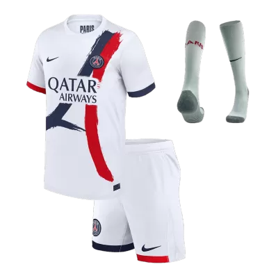 PSG Kids Kit 2024/25 Away (Shirt+Shorts+Socks) - Best Soccer Players