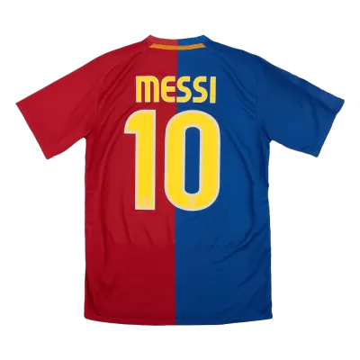 MESSI #10 Vintage Barcelona Jersey 2008/09 Home Soccer Shirt - UCL Final - Best Soccer Players