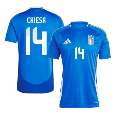 CHIESA #14 New Italy Jersey 2024 Home Soccer Shirt - Best Soccer Players