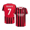 Authentic MORATA #7 AC Milan Home Soccer Jersey 2024/25 - Best Soccer Players