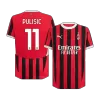 Authentic PULISIC #11 AC Milan Home Soccer Jersey 2024/25 - Best Soccer Players