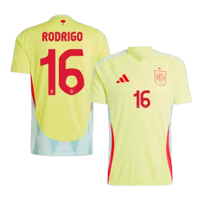 RODRIGO #16 New Spain Jersey 2024 Away Soccer Shirt - Best Soccer Players