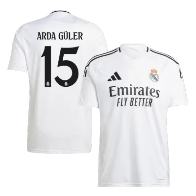 ARDA GÜLER #15 Real Madrid Home Soccer Jersey 2024/25 White - Best Soccer Players