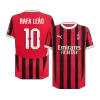 Authentic RAFA LEÃO #10 AC Milan Home Soccer Jersey 2024/25 - UCL - Best Soccer Players