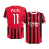 Authentic PULISIC #11 AC Milan Home Soccer Jersey 2024/25 - UCL - Best Soccer Players